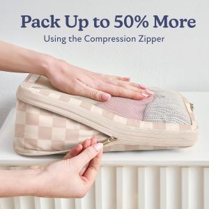 Vandel Space-Saving Compression Packing Cubes for Women, Men, Compressible Carry On Suit Case Organizer Luggage Packing Cubes for Travel Organizer Bags for Luggage and Backpacks, Suitcase Cube