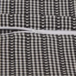 DII Decorative Square Throw Pillow Cushion Cover Set, Hidden Zipper, Cotton & Machine Washable, 18×18, Black Farmhouse, 4 Piece