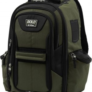 Travelpro Bold Lightweight Rugged Backpack, Fits up to 15.6 inch laptop and tablet sleeve, Olive/Black