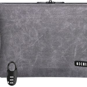OZCHIN Smell Proof Bag Travel Storage Case Activated Charcoal Pouches Durable Odorless Medicine Organizer