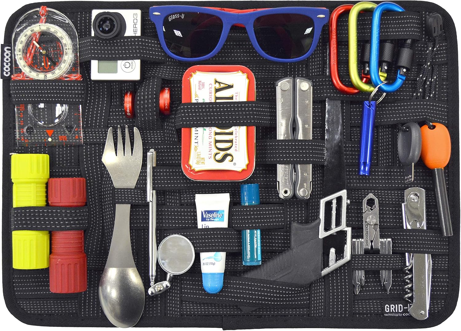Cocoon CPG51BK GRID-IT!® Accessory Organizer - xLarge 11" x 15" Luggage Accessory (Black) - Image 3