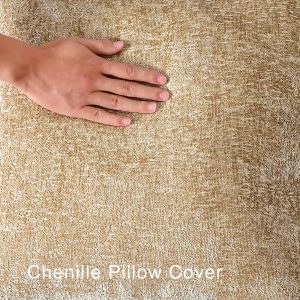 Ailuteie Throw Pillow Covers 20×20 Set of 2 – Solid Color Decorative Cushion Covers for Couch, Sofa, Bed – Natural Dye-Inspired Pillow Cases with Hidden Zipper(No Insert) Wheat